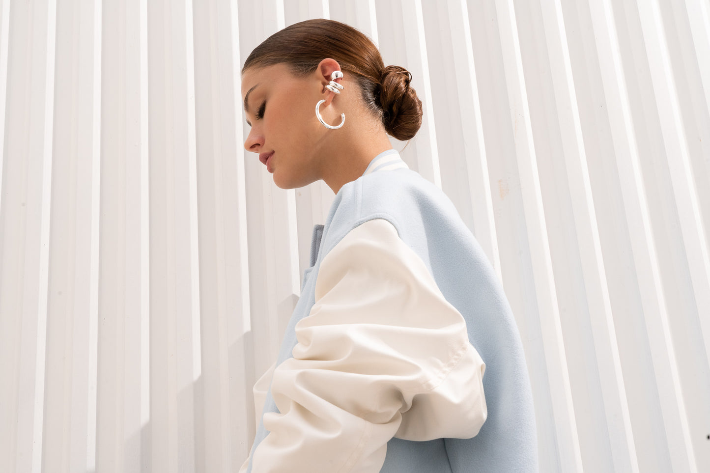 Set *4 Aretes The Trend + earcuff