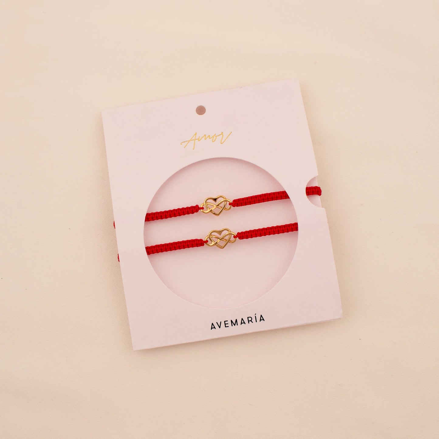 Set X2 Pulseras Amor Infinito + Empaque Especial